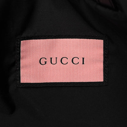 Gucci Calfskin Small GucciGhost Drawstring Backpack Black 8 of 13
