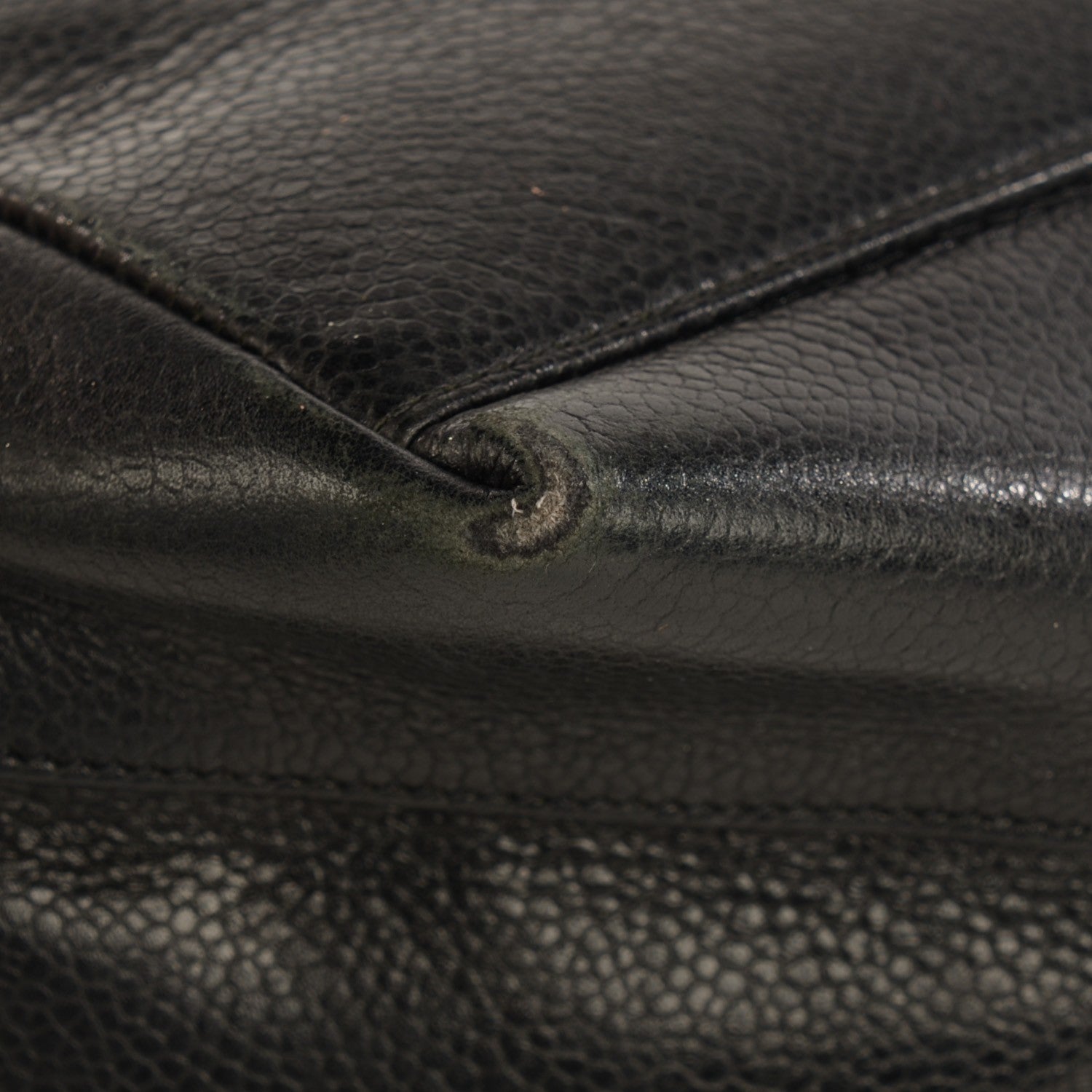 Chanel Caviar CC Shoulder Bag Black 6 of 10