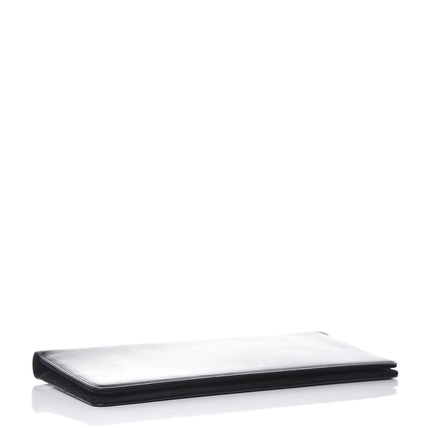 Saint Laurent Veau Leather Suede Travel Wallet Black 4 of 7