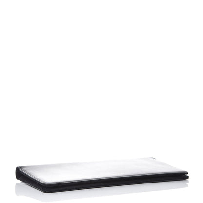 Saint Laurent Veau Leather Suede Travel Wallet Black 4 of 7