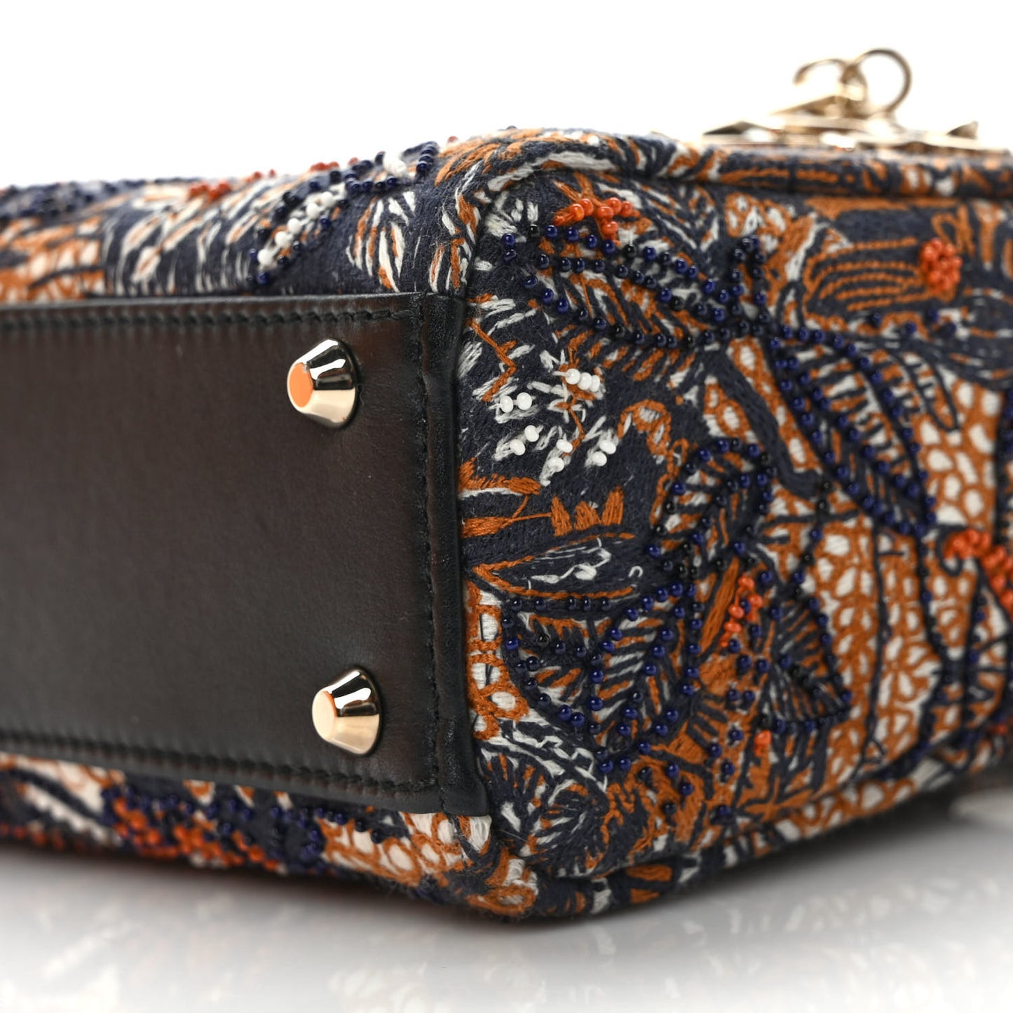 Beaded Embroidered Mini Lady Dior Multicolor