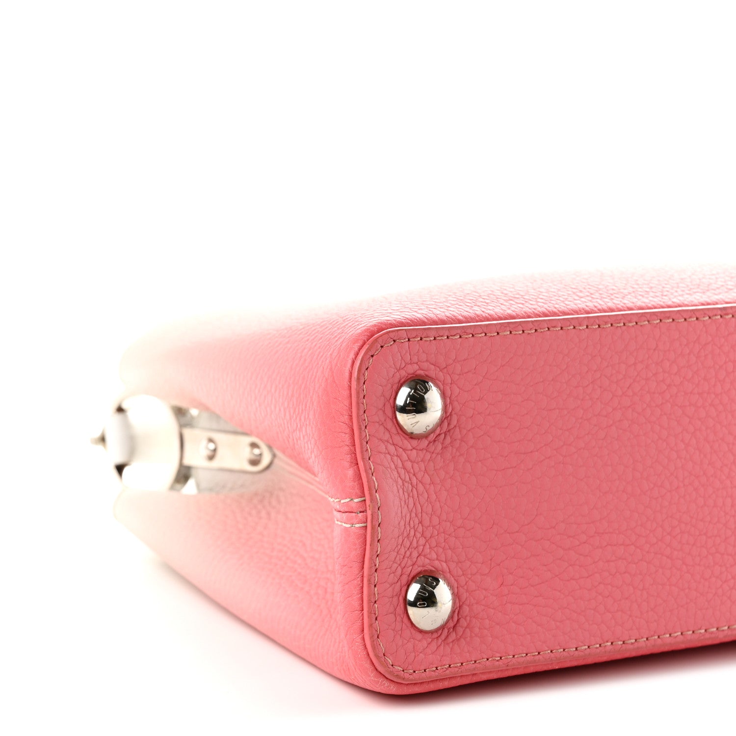 Louis Vuitton Taurillon Gradient Cloudy Capucines BB Corail 8 of 10