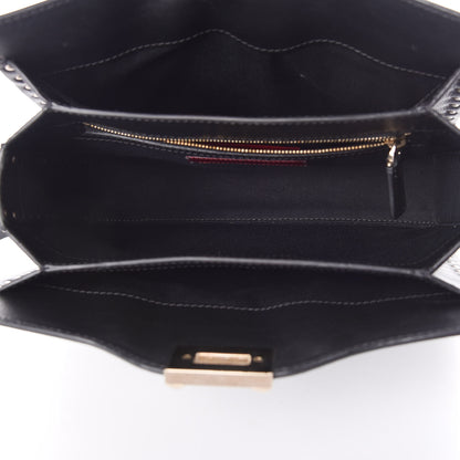 Valentino Garavani Vitello Small Rockstud Flip-Lock Messenger Bag Black 5 of 8