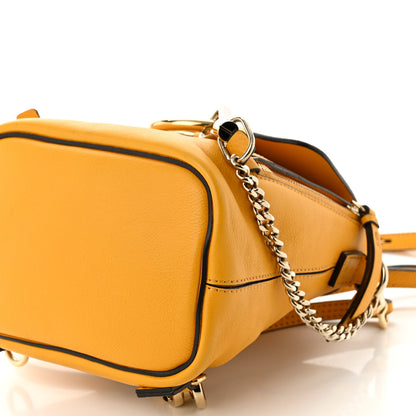 Chloe Suede Calfskin Mini Faye Backpack Dusty Yellow 10 of 10