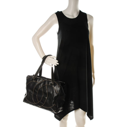 Chanel Caviar Medium CC Stitched Tote Black 2 of 7