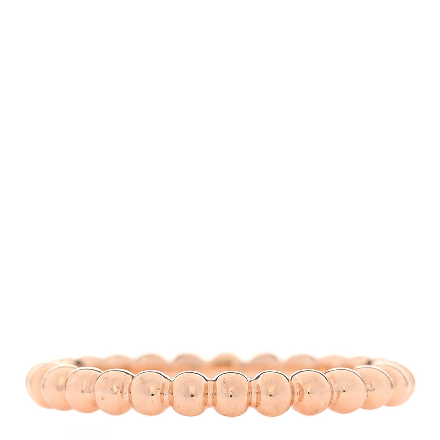 18K Rose Gold Medium Perlee Ring 61 9.5