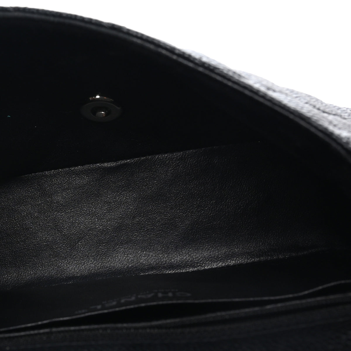 Caviar Quilted Mini Rectangular Flap Black