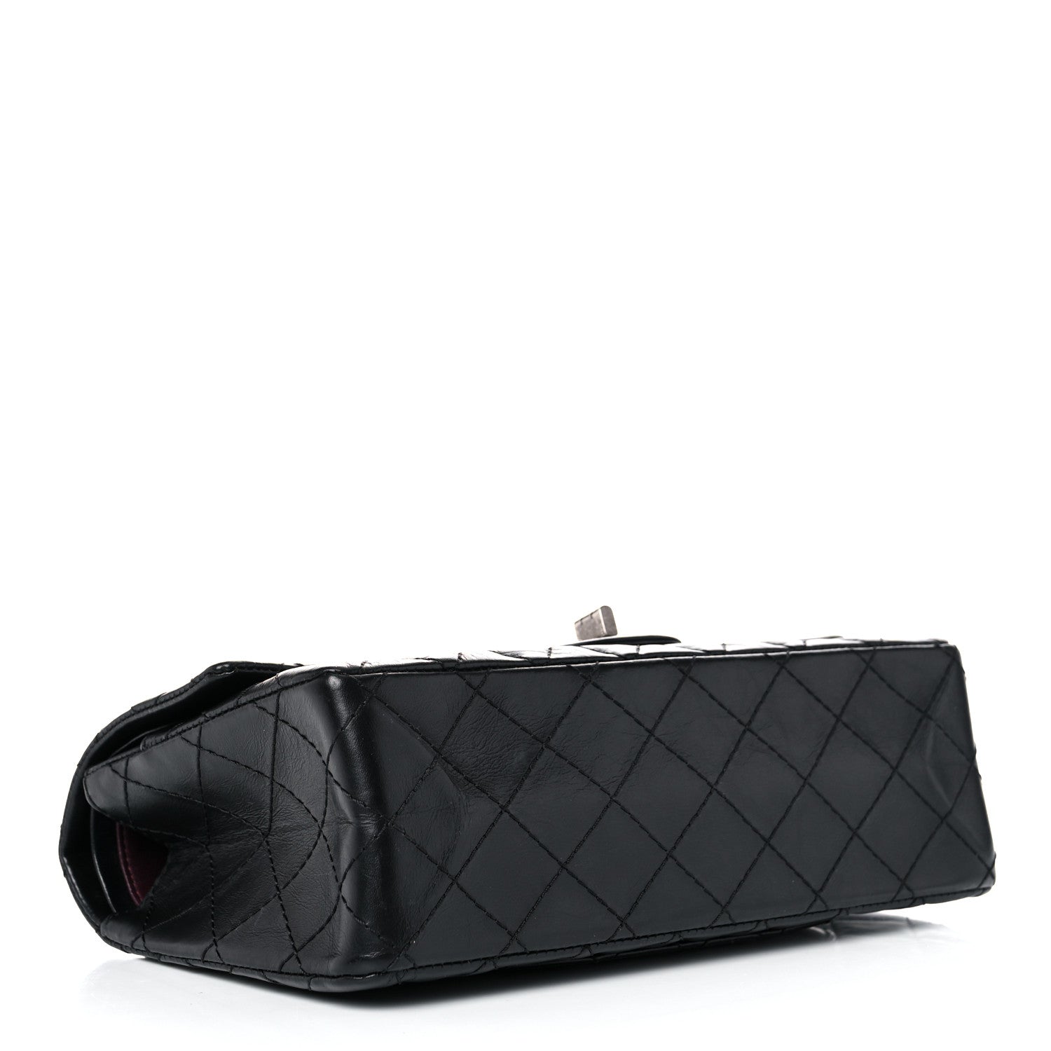Chanel Aged Calfskin Quilted 2.55 Reissue 225 Flap Black 4 of 11
