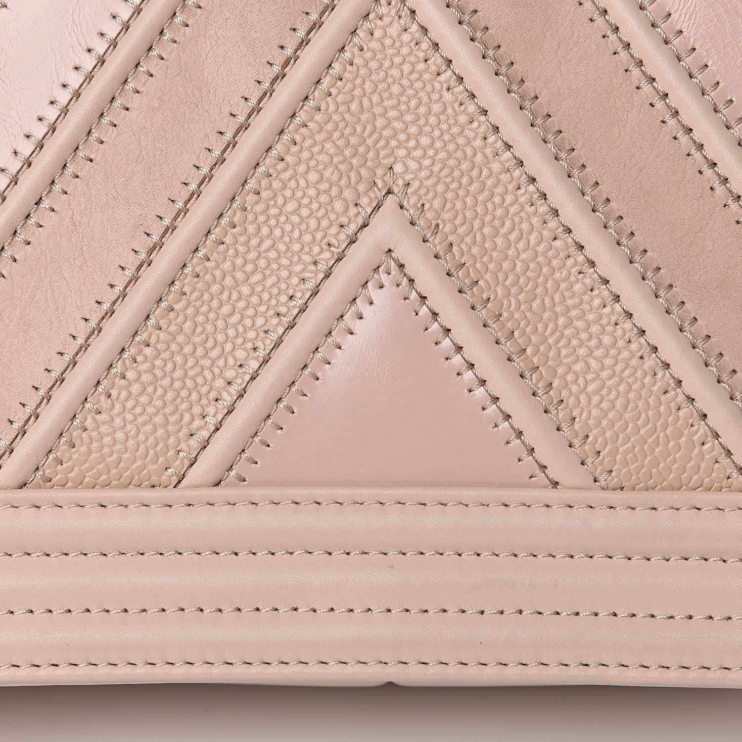 Chanel Caviar Calfskin Chevron Medium Boy Flap Light Pink 13 of 16