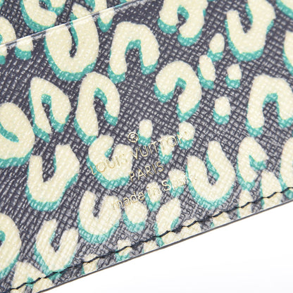 Louis Vuitton Monogram Leopard Insolite Wallet Blue Infini 6 of 7