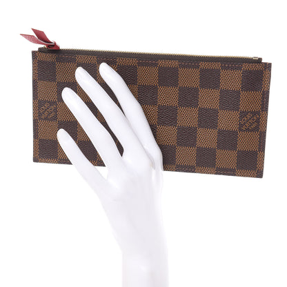 Louis Vuitton Damier Ebene Felicie Chain Wallet Zippered Insert 2 of 6
