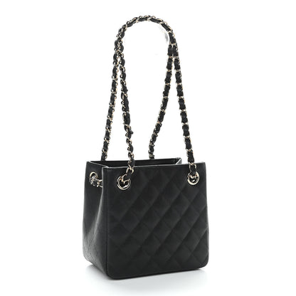 Chanel Caviar Quilted Mini Bucket Bag Black 3 of 11