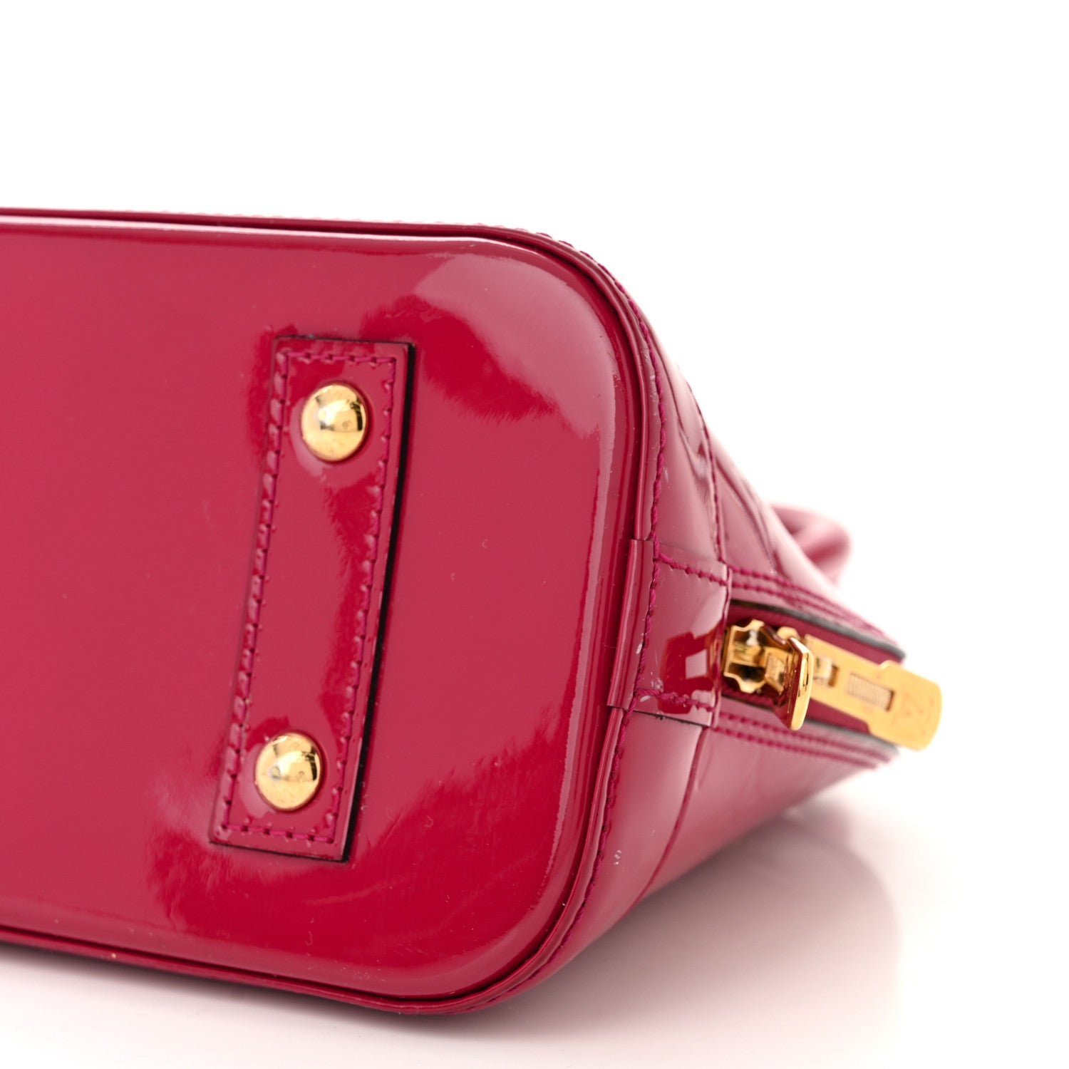 Louis Vuitton Vernis Alma BB Rose Indien 10 of 13