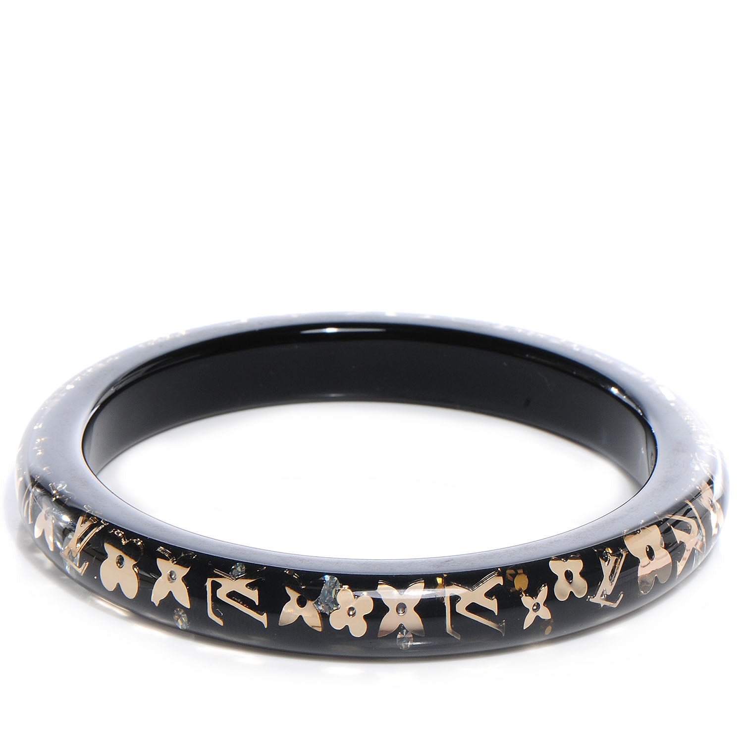 Louis Vuitton Inclusion Bracelet TPM Size Medium Black 1 of 4