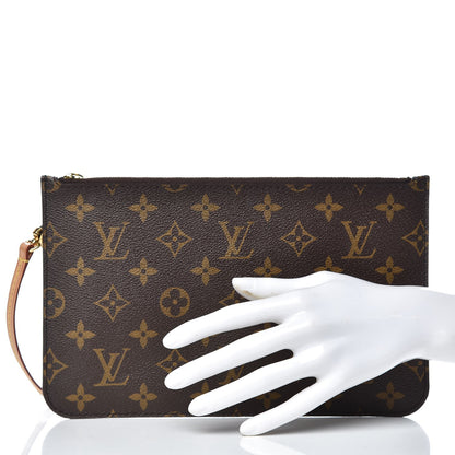 Louis Vuitton Monogram Neverfull MM GM Pochette Mimosa 2 of 10