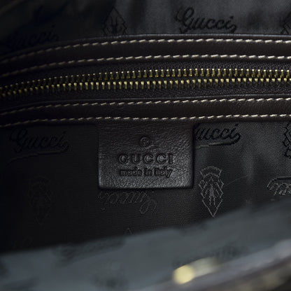 Gucci Calfskin Queen Bow Hobo Brown 8 of 10