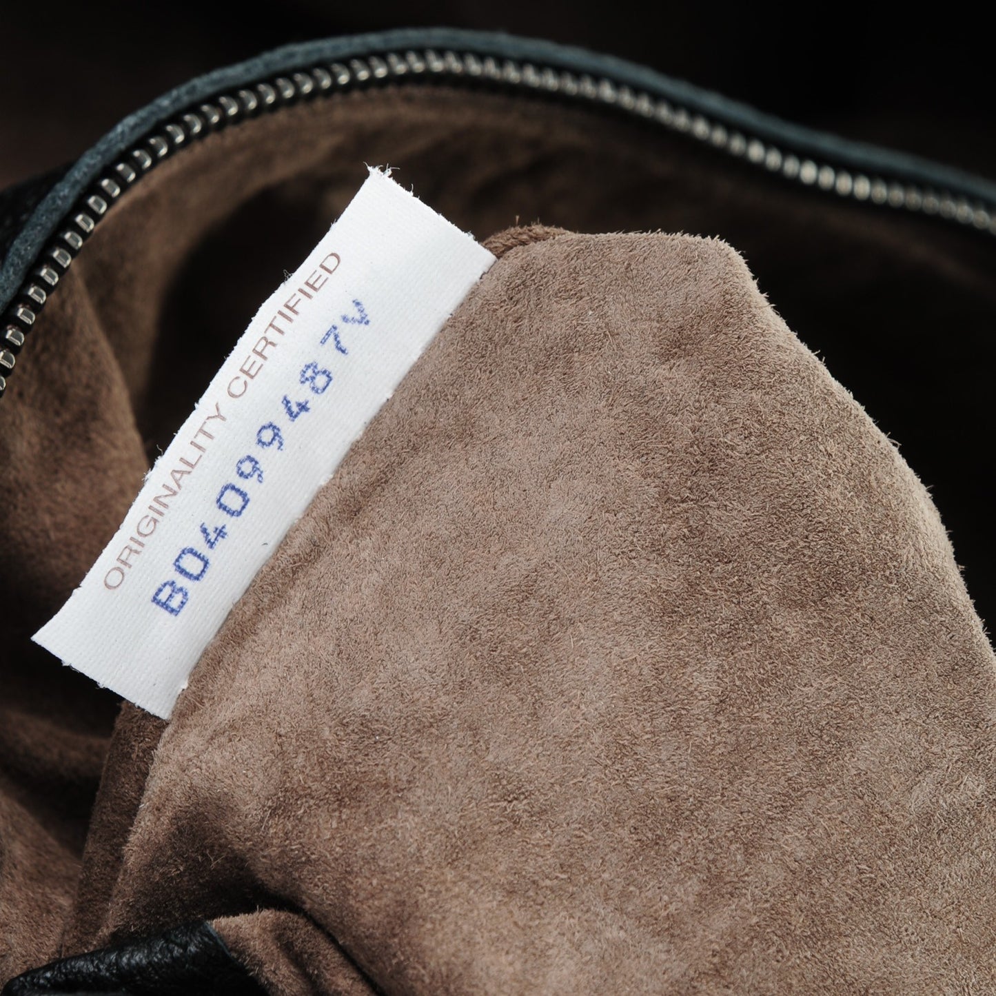 Cervo Deerskin Large Hobo Nero Black