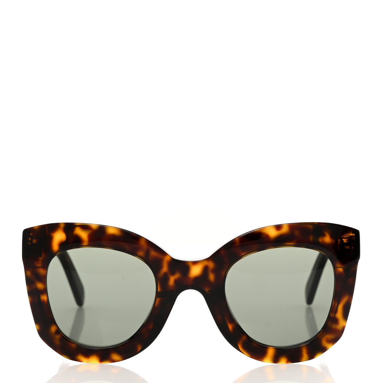 Celine Acetate Butterfly Sunglasses CL4005IN Dark Havana 2 of 7