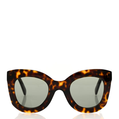 Celine Acetate Butterfly Sunglasses CL4005IN Dark Havana 2 of 7