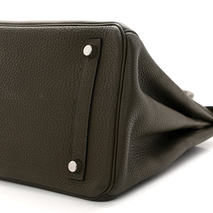 Hermes Togo Birkin 30 Vert De Gris 10 of 11