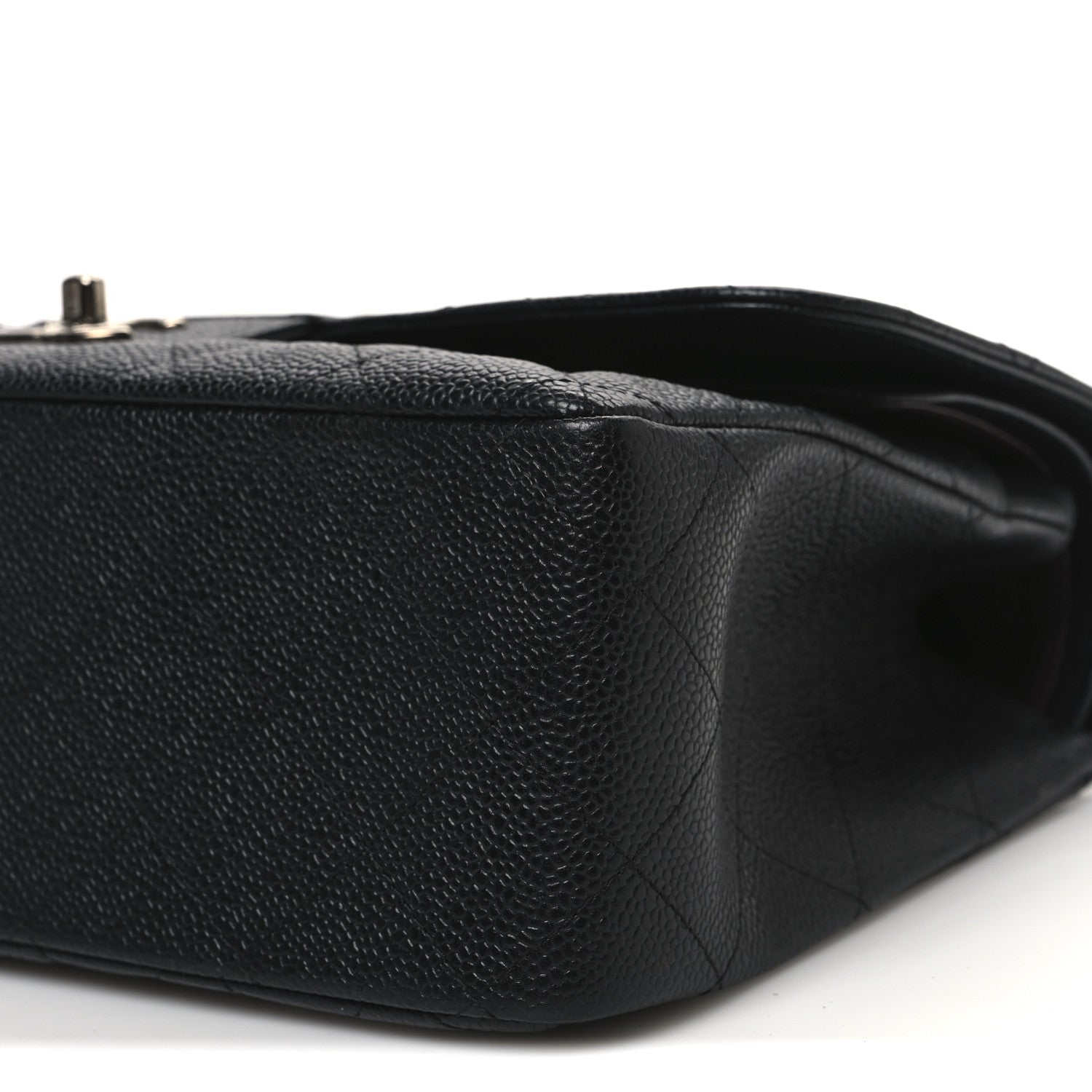 Chanel Caviar Quilted Jumbo Double Flap Black 10 of 11