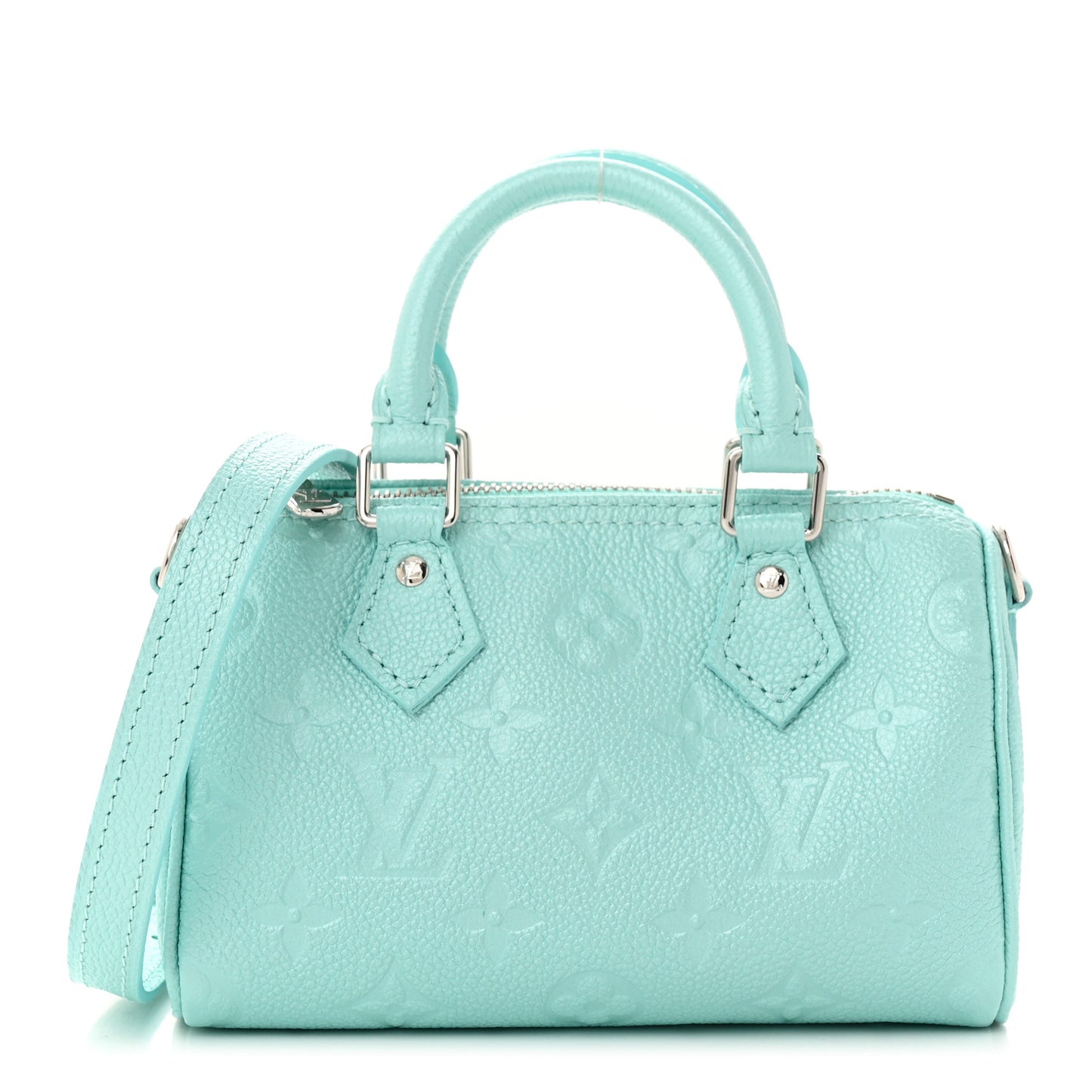 Empreinte Monogram Nano Speedy Pearly Lagoon Turquoise