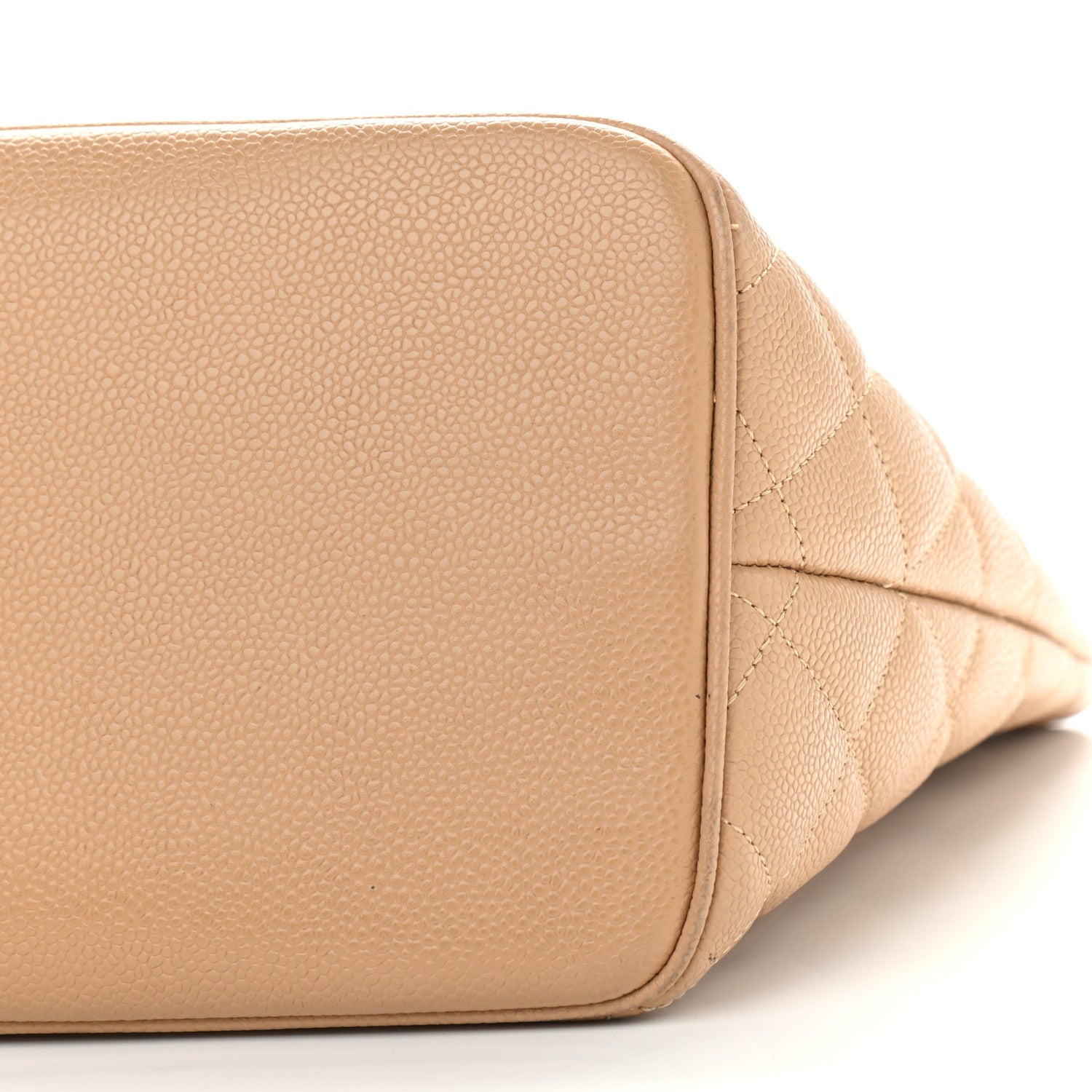 Chanel Caviar Quilted Medallion Tote Beige 9 of 12
