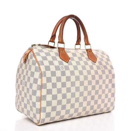 Louis Vuitton Damier Azur Speedy 30 3 of 17