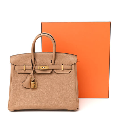 Hermes Togo Birkin 25 Chai 11 of 11