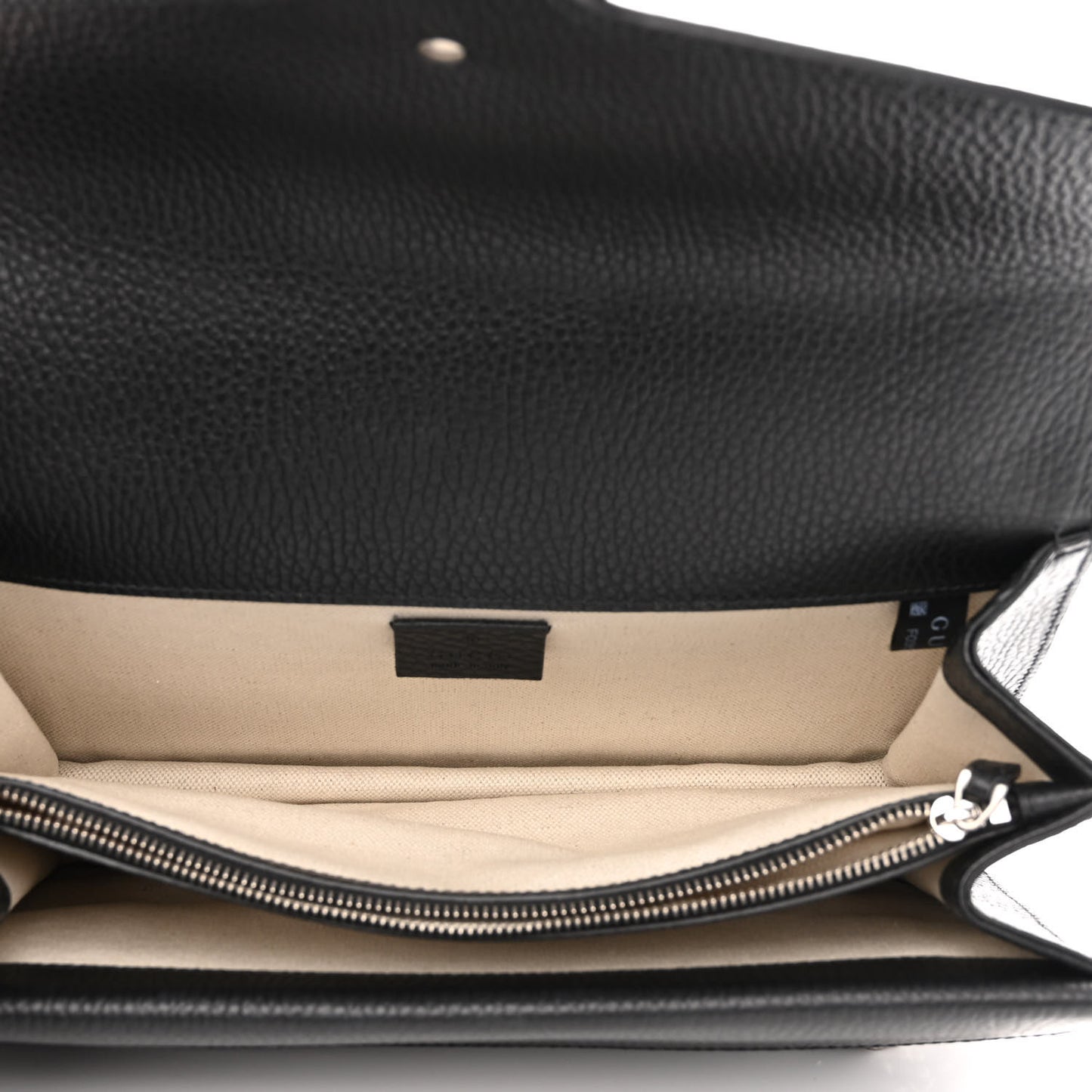 Pebbled Calfskin Small Dionysus Shoulder Bag Black