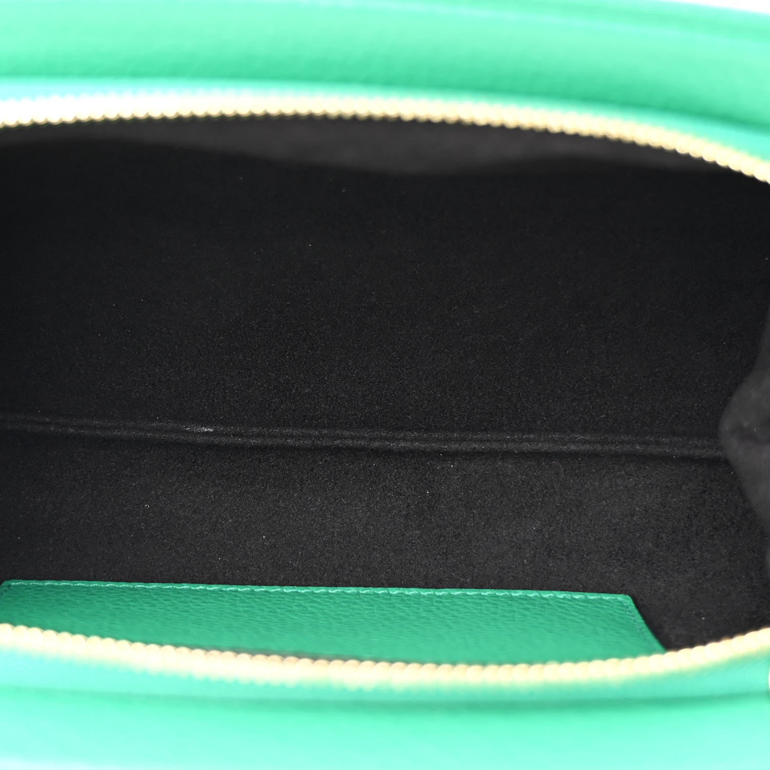 Salvatore Ferragamo Eram Calfskin Gancini Mini Clutch Smeraldo 5 of 9