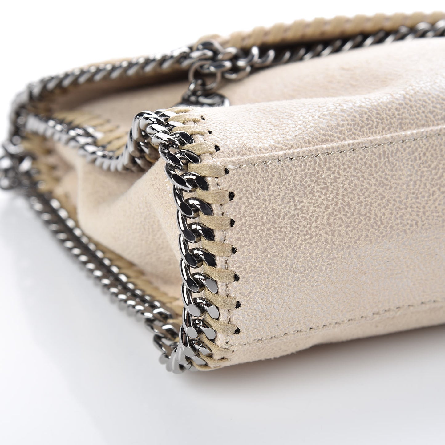 Shaggy Deer Mini Falabella Crossbody Bag Sand
