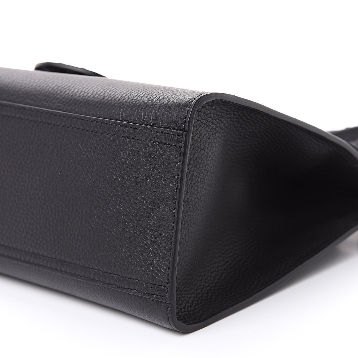 Calfskin Small GG Marmont Top Handle Bag Black