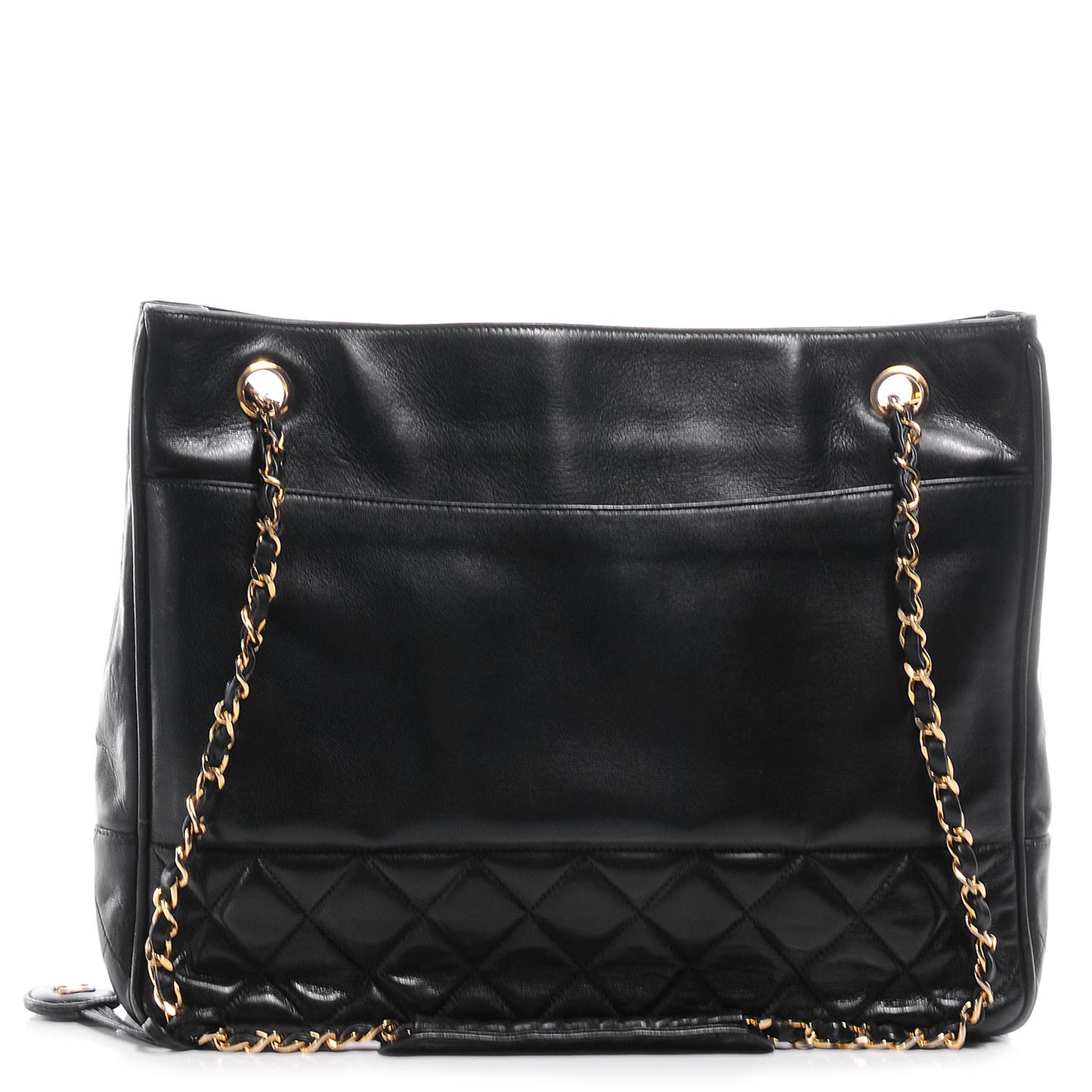 Lambskin Shoulder Bag Black