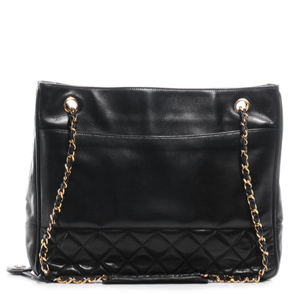 Chanel Lambskin Shoulder Bag Black 1 of 10
