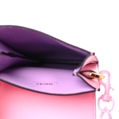 Versace Calfskin La Medusa Chain Crossbody Phone Pouch Pink 5 of 8