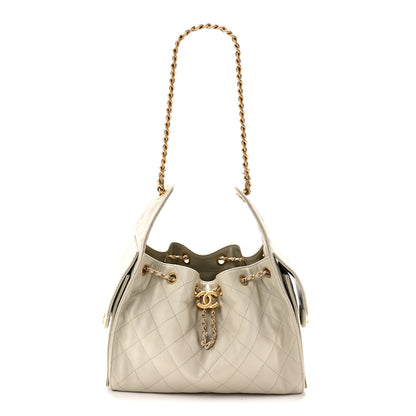 Chanel Caviar Quilted Small Chanel 25 Handbag Light Grey 1 of 10