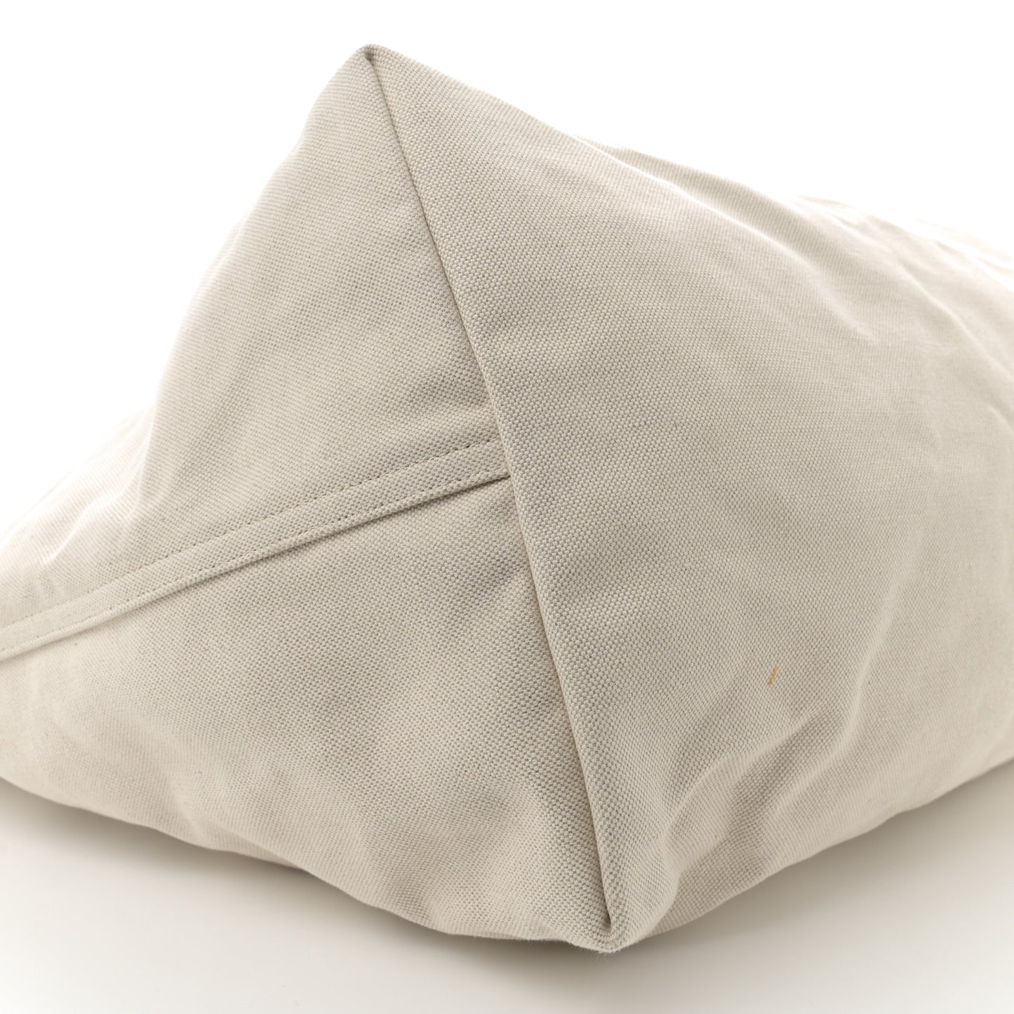 Linen Calfskin Rive Gauche Maxi Tote Grege et Noir