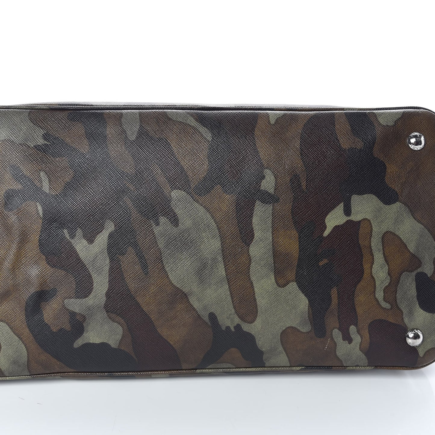 Saffiano Camouflage Military Tote Mimetico
