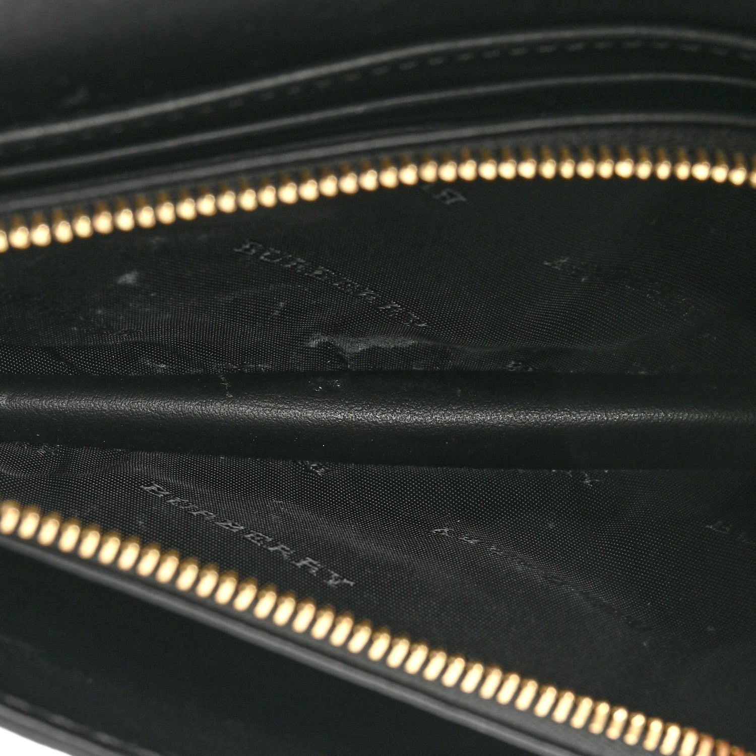 Burberry Metallic Calfskin House Check Sequin Small Madison Buckle Bag Gold 6 of 13