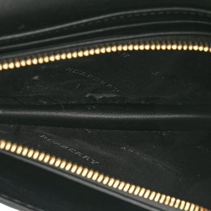 Burberry Metallic Calfskin House Check Sequin Small Madison Buckle Bag Gold 6 of 13