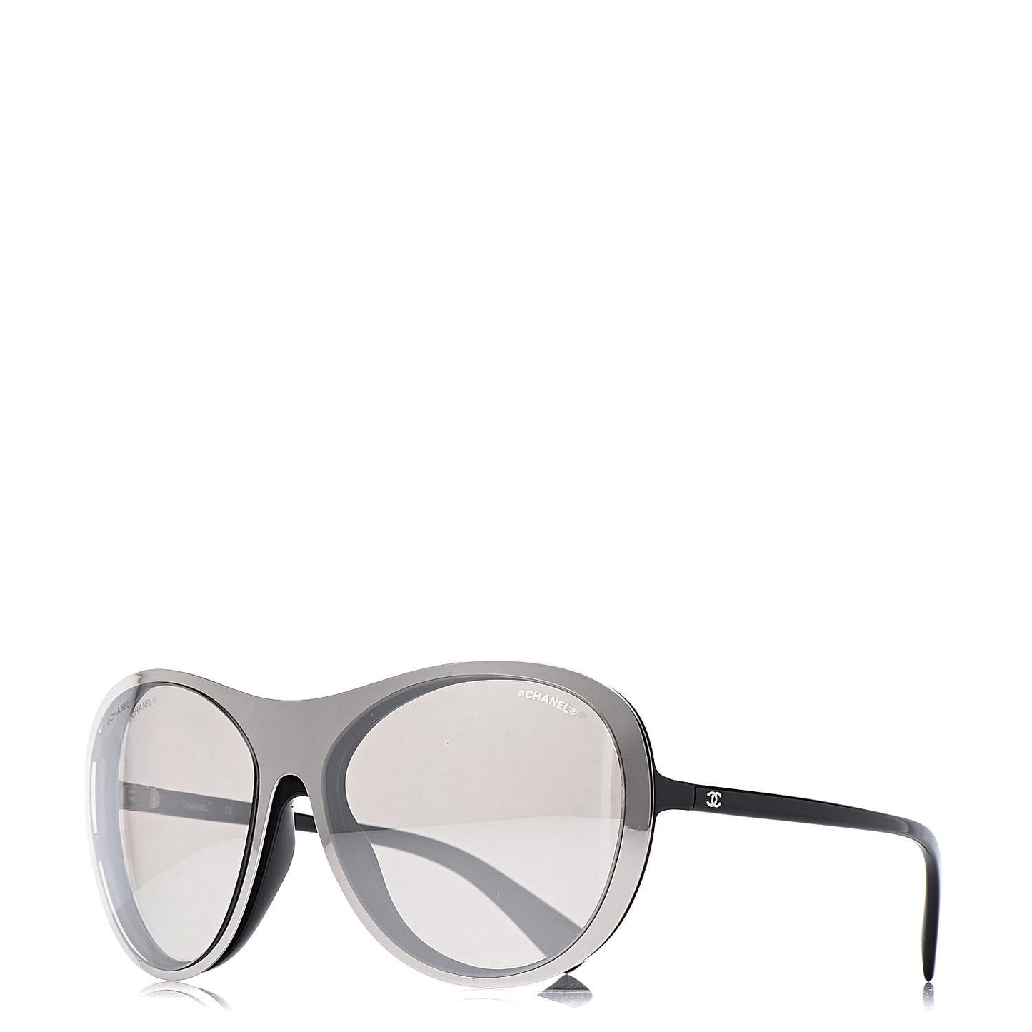 Clip On Sunglasses 71232 Black Grey