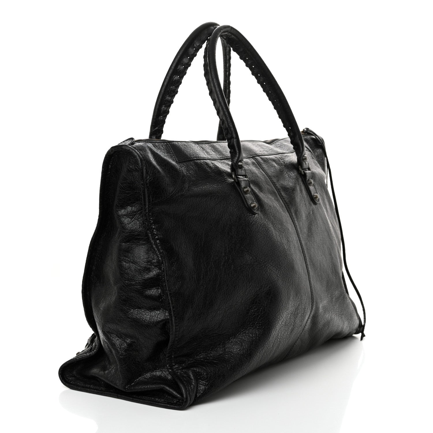 Balenciaga Agneau Classic Hardware Weekender Black 4 of 23