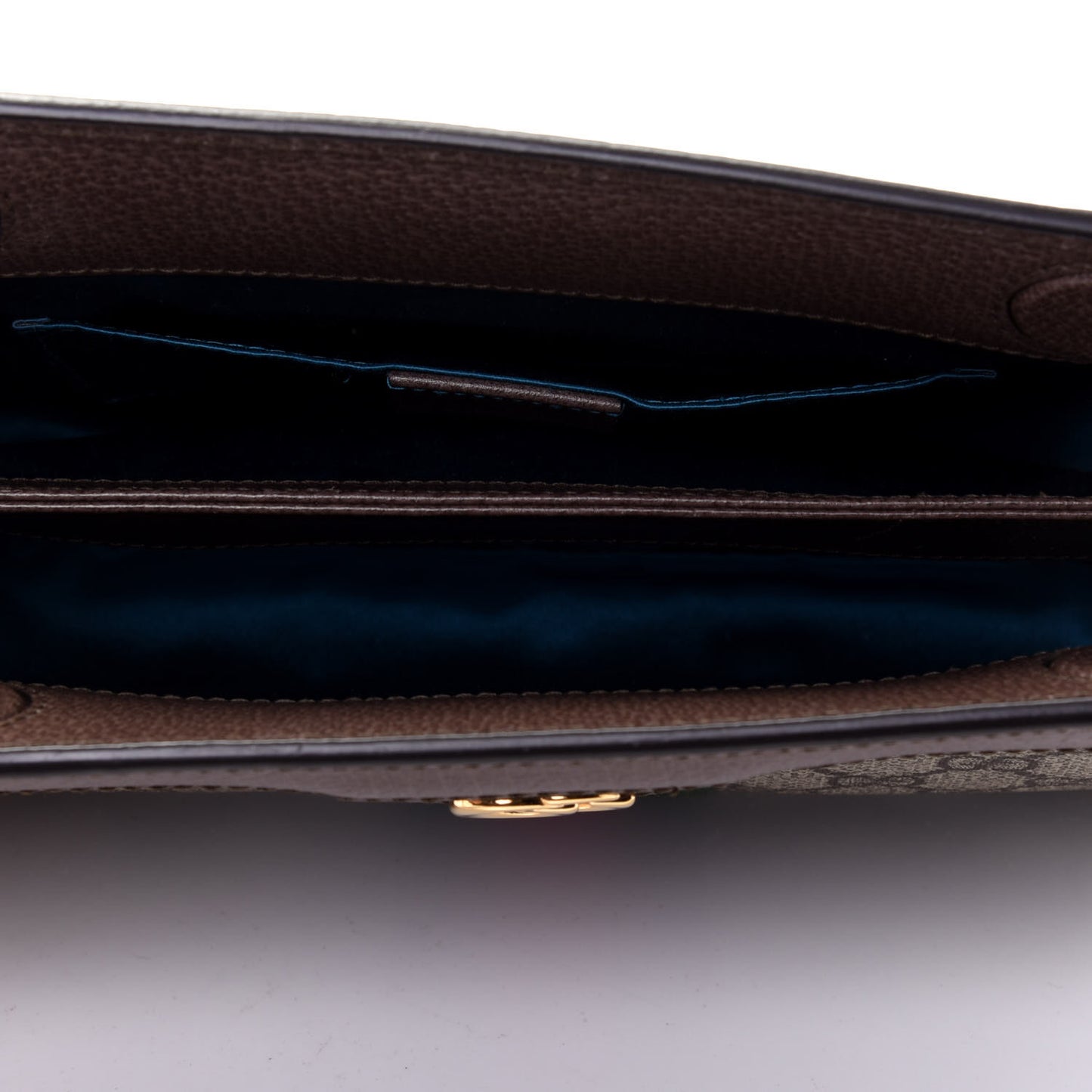 GG Supreme Monogram Web Small Ophidia Chain Shoulder Bag Brown
