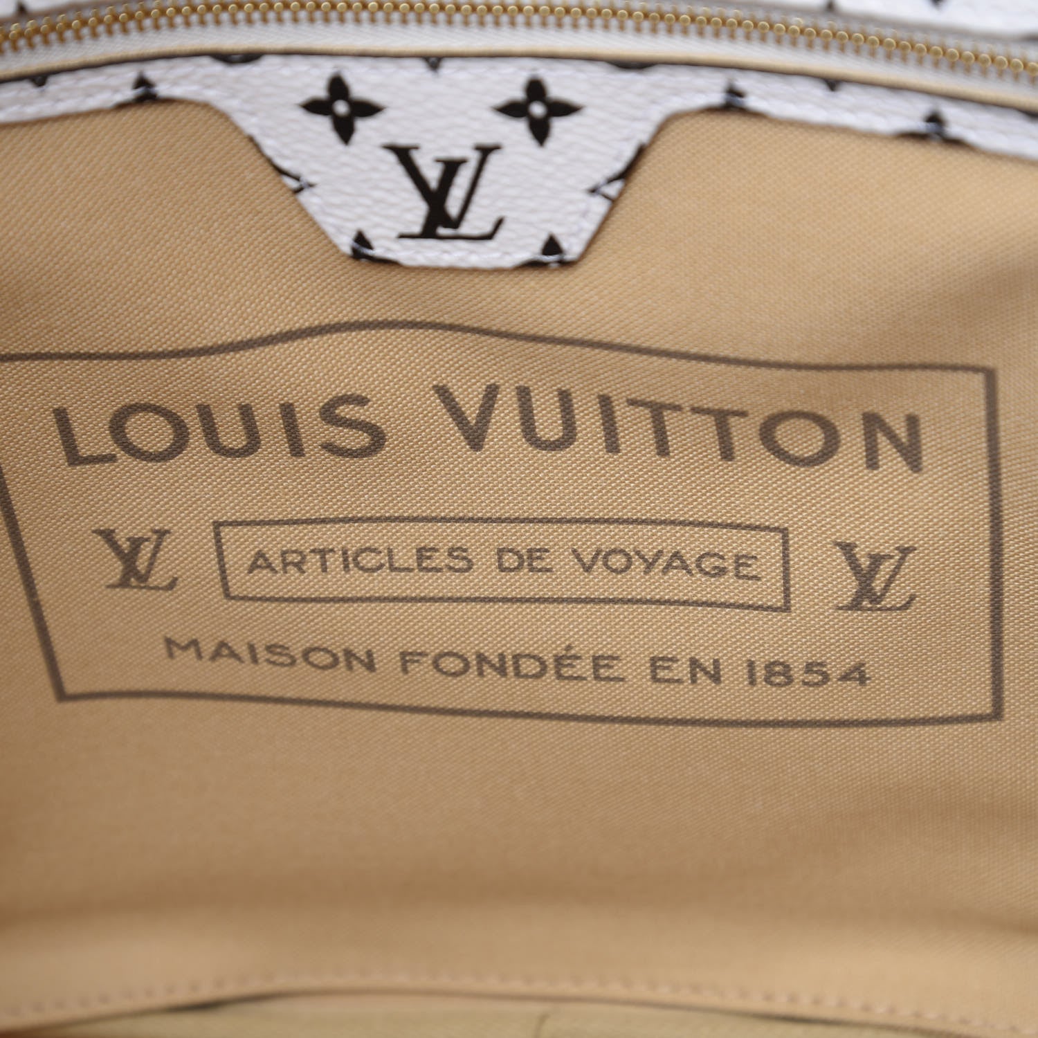 Louis Vuitton Monogram Giant Neverfull MM Kaki 9 of 12