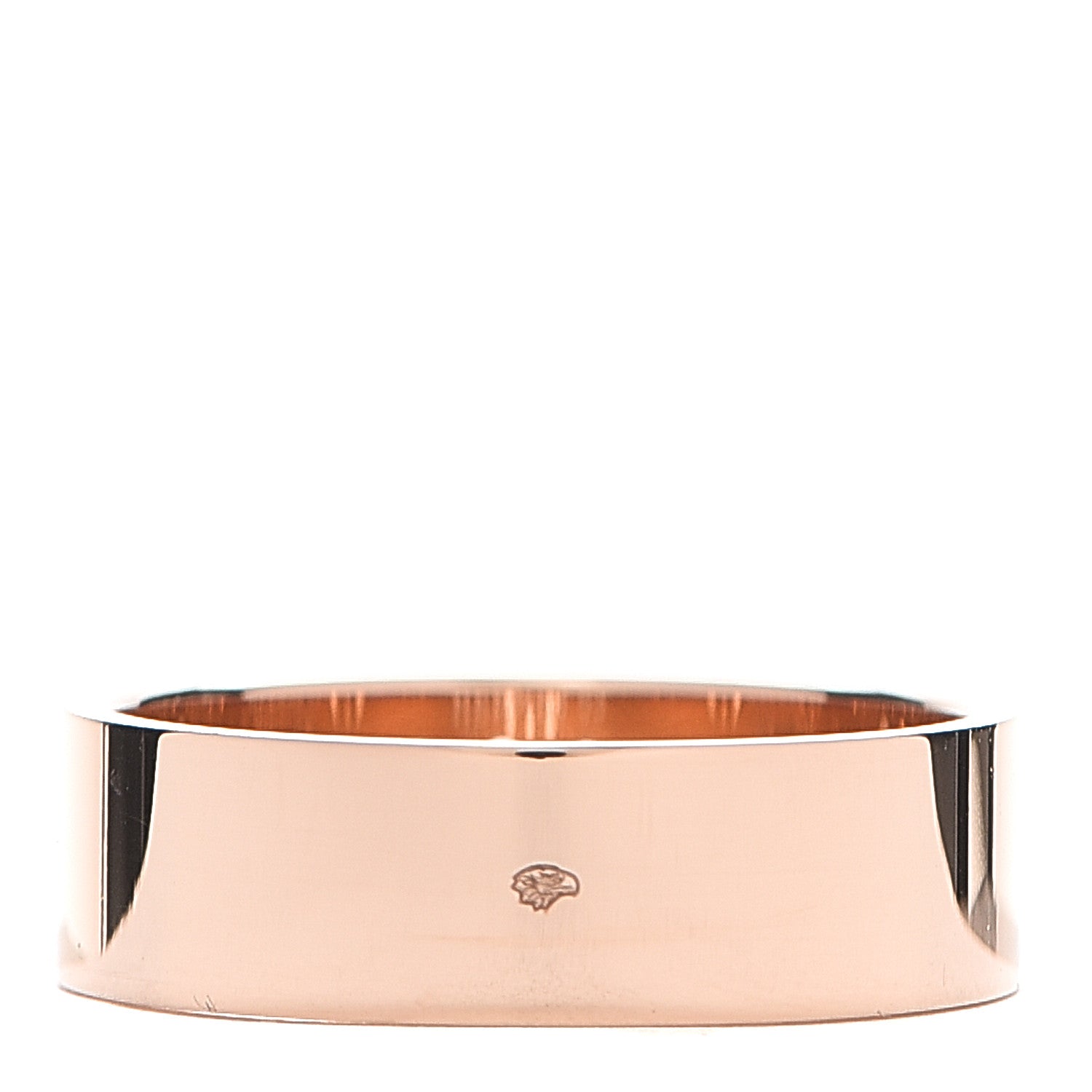 Hermes 18K Rose Gold Diamond PM H D'Ancre Ring 53 6.25 3 of 5