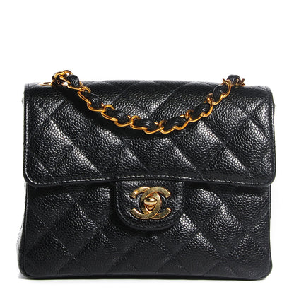 Chanel Caviar Quilted Mini Square Flap Black 1 of 11