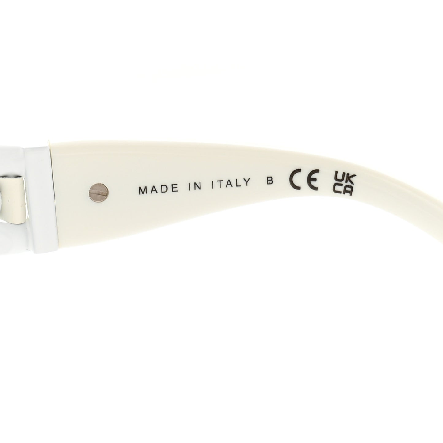 Acetate Chain Sunglasses 5465-Q White