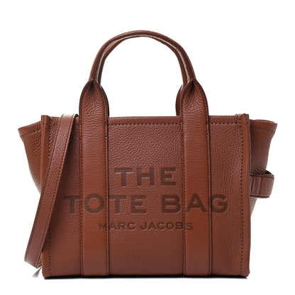 Marc Jacobs Grained Calfskin Small The Tote Bag Argan Oil 1 of 4