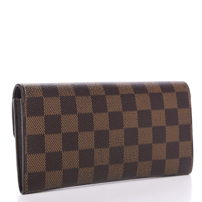 Louis Vuitton Damier Ebene Emilie Wallet 2 of 7